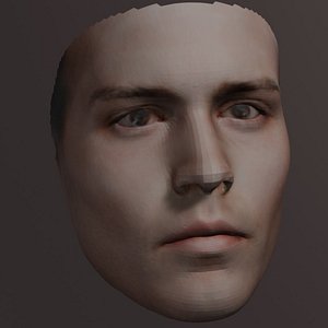 PopFace BaseMesh - Johnny Depp