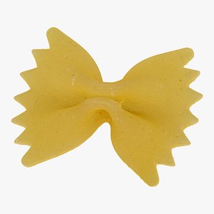 pasta ribbon 01 raw 3D model