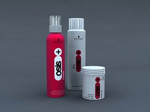 3d model of osis hair products