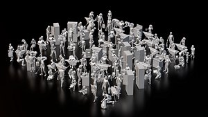 HD People 41 Home Actions 3D model