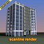 3d 3ds modern office building