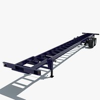 53 foot shipping container trailer