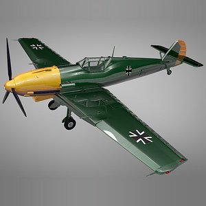 Messerschmitt BF 109 E_yellow_green L057