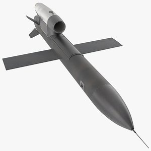 3D model Milanion FP-5 Loitering Munition Drone with Jet Engine