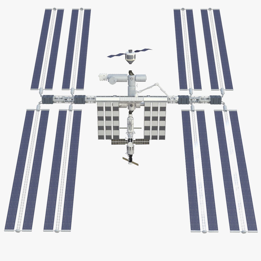 International Space Station 3d Model