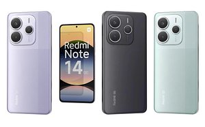Xiaomi Redmi Note 14 5G All Colors Low Poly model