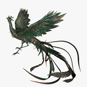 3D Phoenix  Bronze Phoenix model
