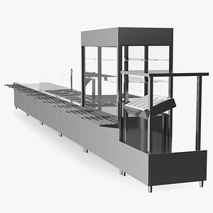 3D Stainless Steel Self Service Line