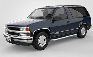 3D Chevrolet Tahoe 1995 model