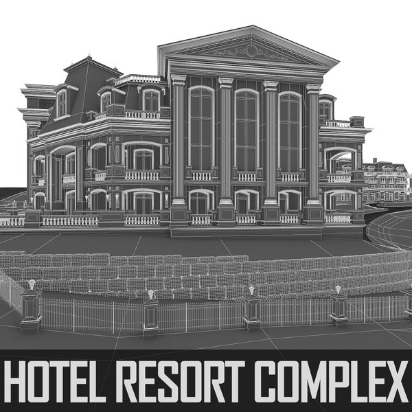 3D Hotel Resort - Full Set