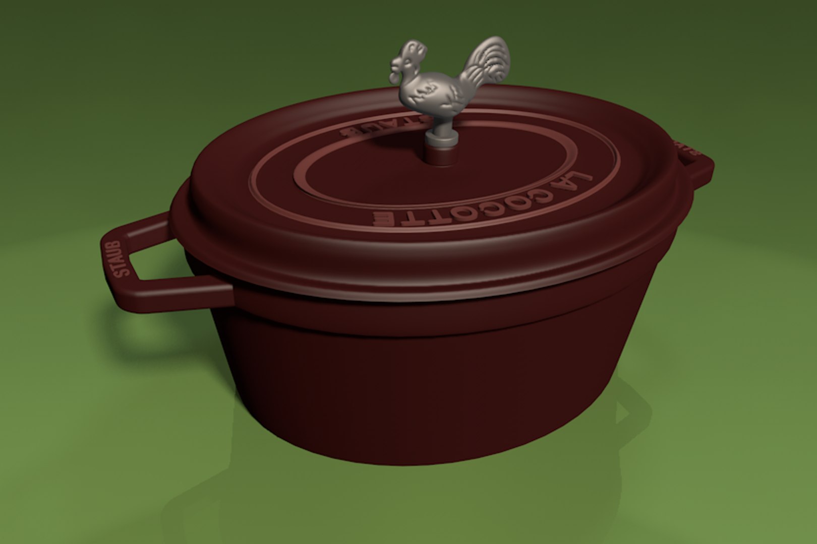 3D Cast Iron Potjie Pot - TurboSquid 1918419