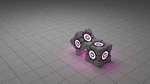 Portal Companion Cube High Detail