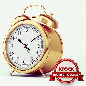 Gold Alarm Clock