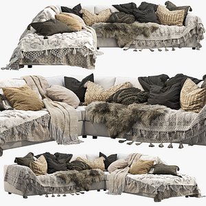 EQ3 Cello 3-Piece Sectional Sofa