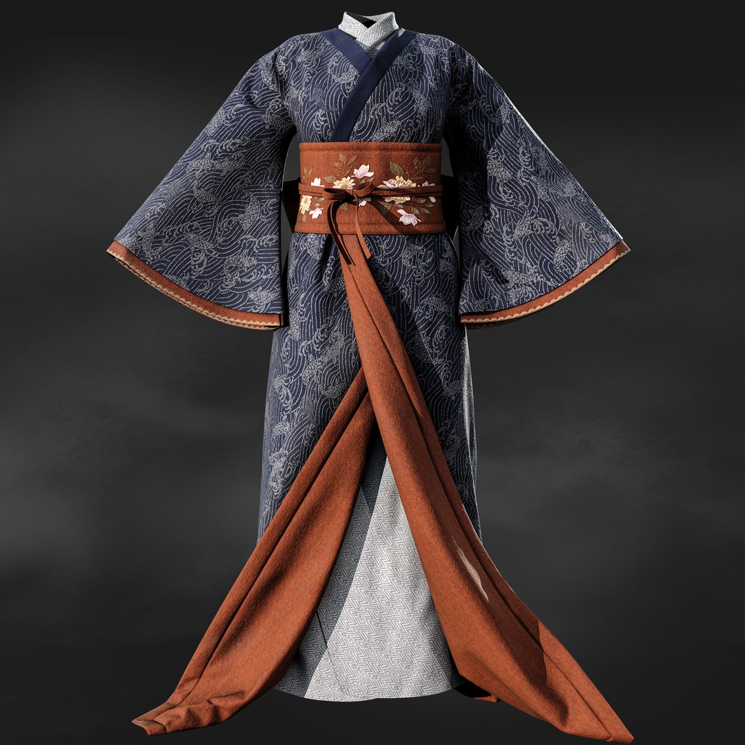 Kimono Model - TurboSquid 2282031