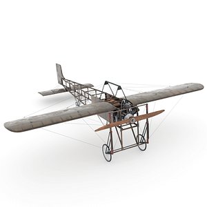 bleriot xi 3D