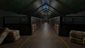 3D Horse Stable