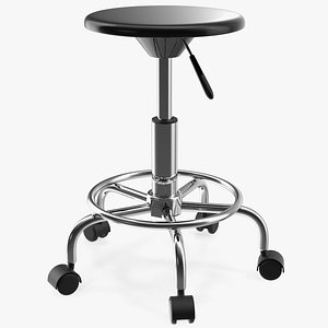 adjustable drafting stool tool 3D model