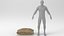 Food Sacks Grain Tied Open Stack able 3D Model