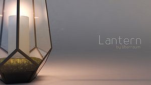 3D metal glass vase