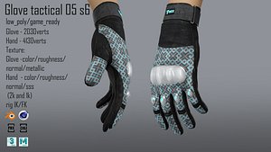 FPS hand glove tactical 05 s6