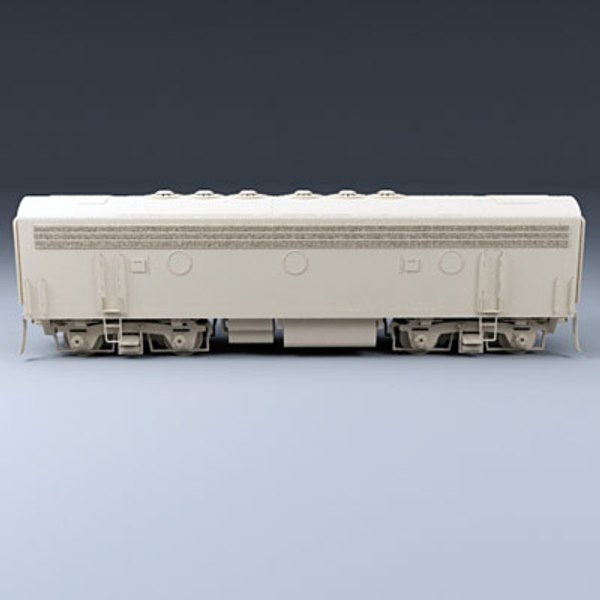 passenger emd f7 3d model