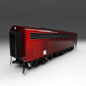 passenger emd f7 3d model