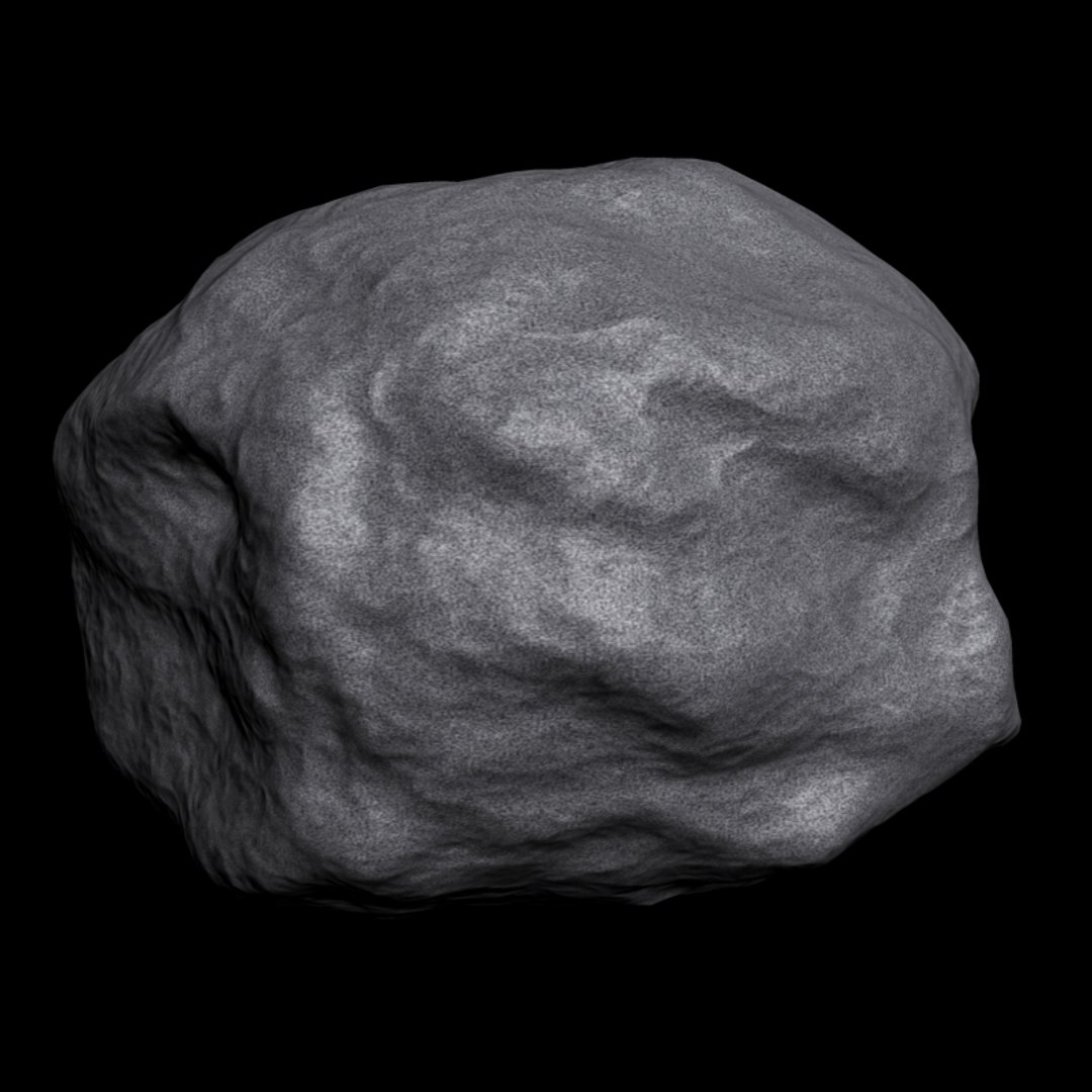 space rock 3d max