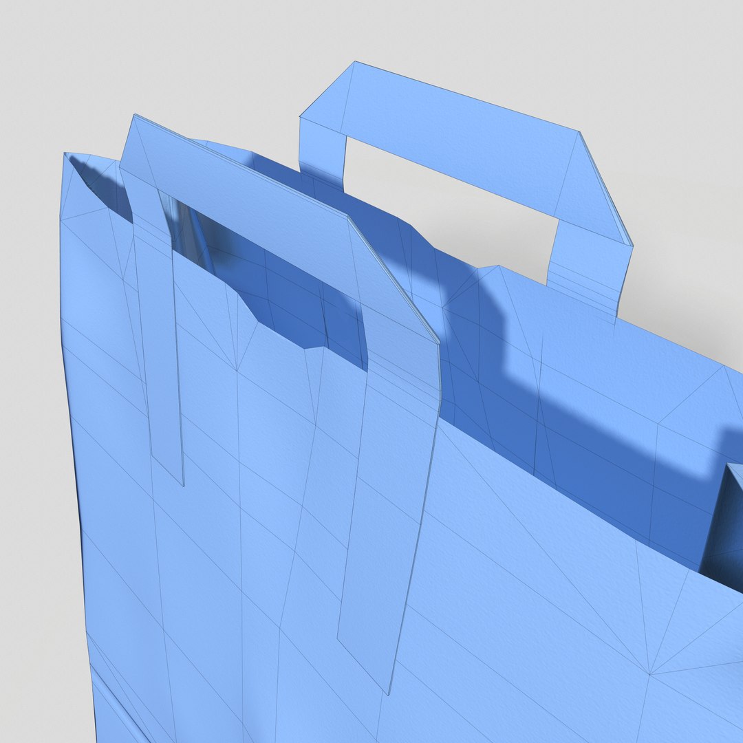 Paper Bag 3D Model - TurboSquid 1542918