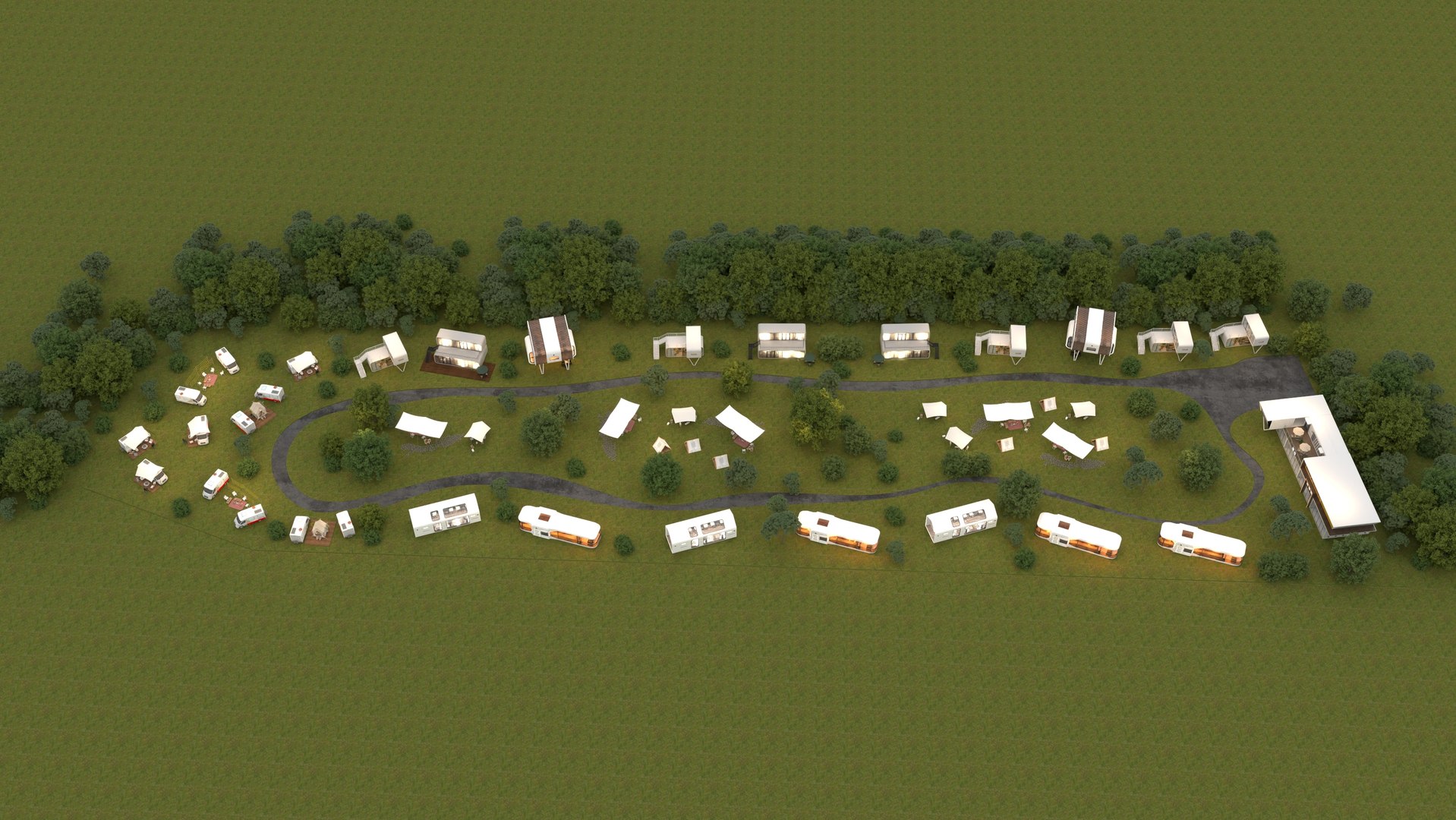 Camping Base 3D Model - TurboSquid 2234003