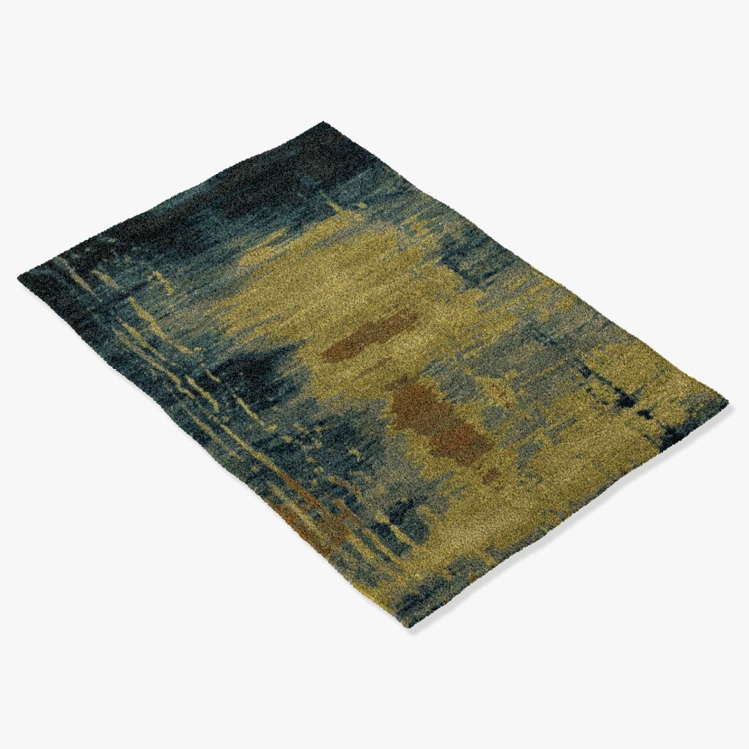 rizzy home rugs multi-colored 3d model