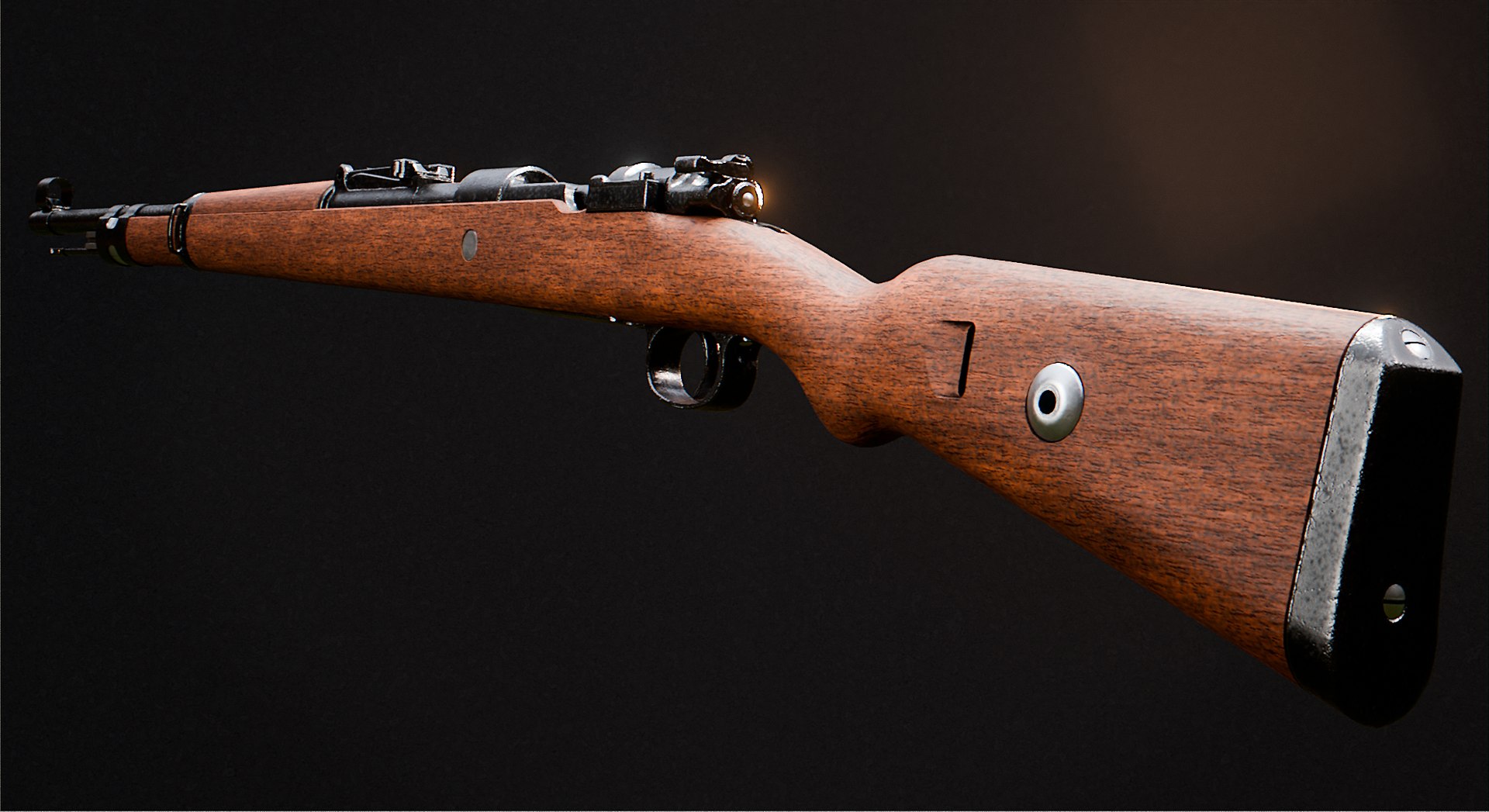 3D Model Mauser Kar98k - German WW2 Rifle 3D Model - TurboSquid 2418076