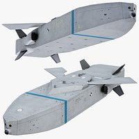 Rigged Taurus KEPD 350 Missile Grey PBR