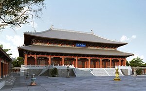 3D Chinese style palace