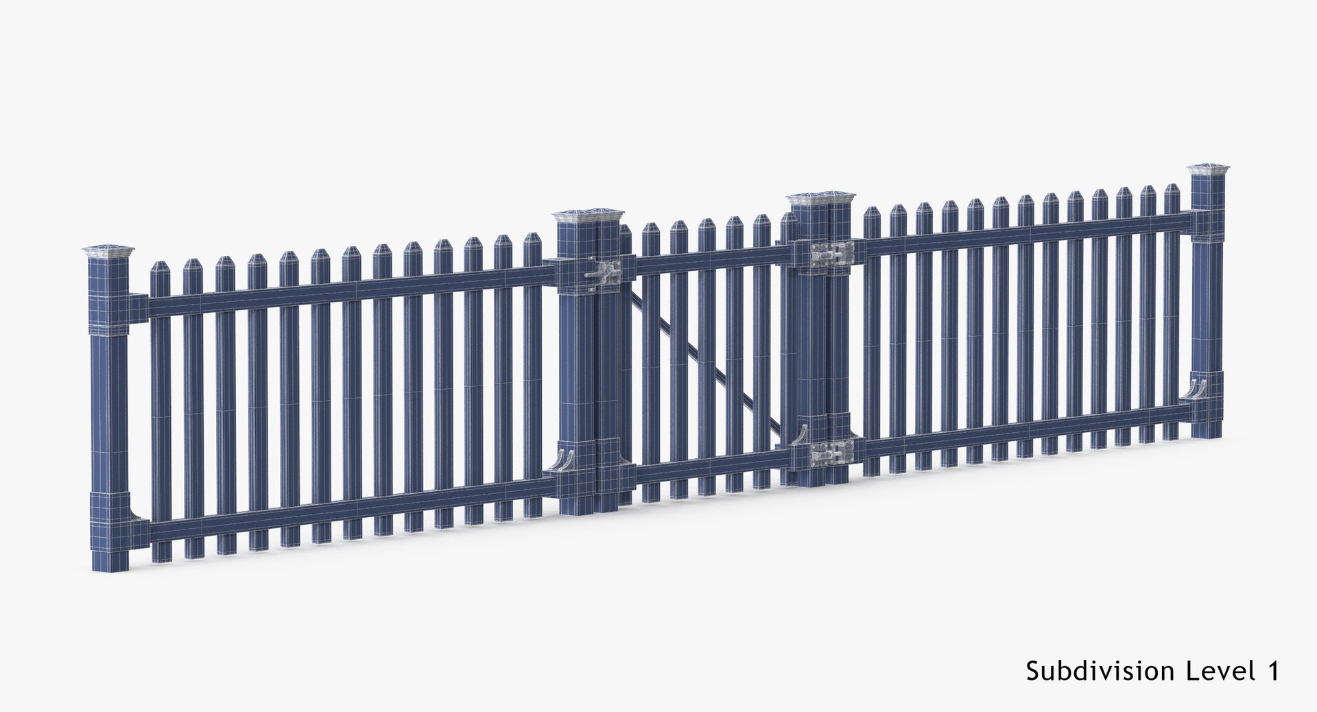 white picket fence gate 3d model https://p.turbosquid.com/ts-thumb/8j/SmIy6D/1Fj4eD9q/white_picket_fence_gate_001_wireframe_subdiv1/jpg/1453989334/1920x1080/fit_q87/fded84b3364beb4d8b0ef9d97f4c604f2c158451/white_picket_fence_gate_001_wireframe_subdiv1.jpg