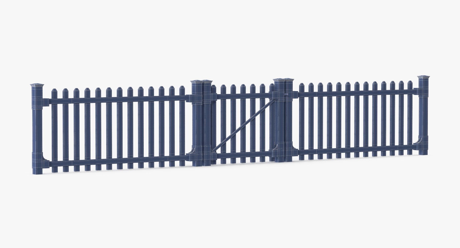 white picket fence gate 3d model https://p.turbosquid.com/ts-thumb/8j/SmIy6D/wrsuZz7h/white_picket_fence_gate_001_wireframe_0006/jpg/1453989334/1920x1080/fit_q87/7d3d651fd6770d42e6e489a812cb8bb15e84f2a7/white_picket_fence_gate_001_wireframe_0006.jpg
