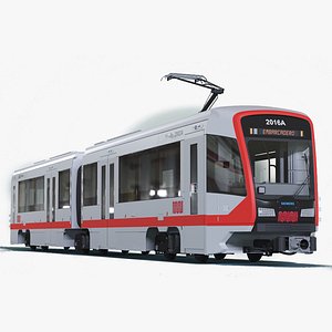 3D San Francisco Tramway MUNI SFMTA Siemens S200