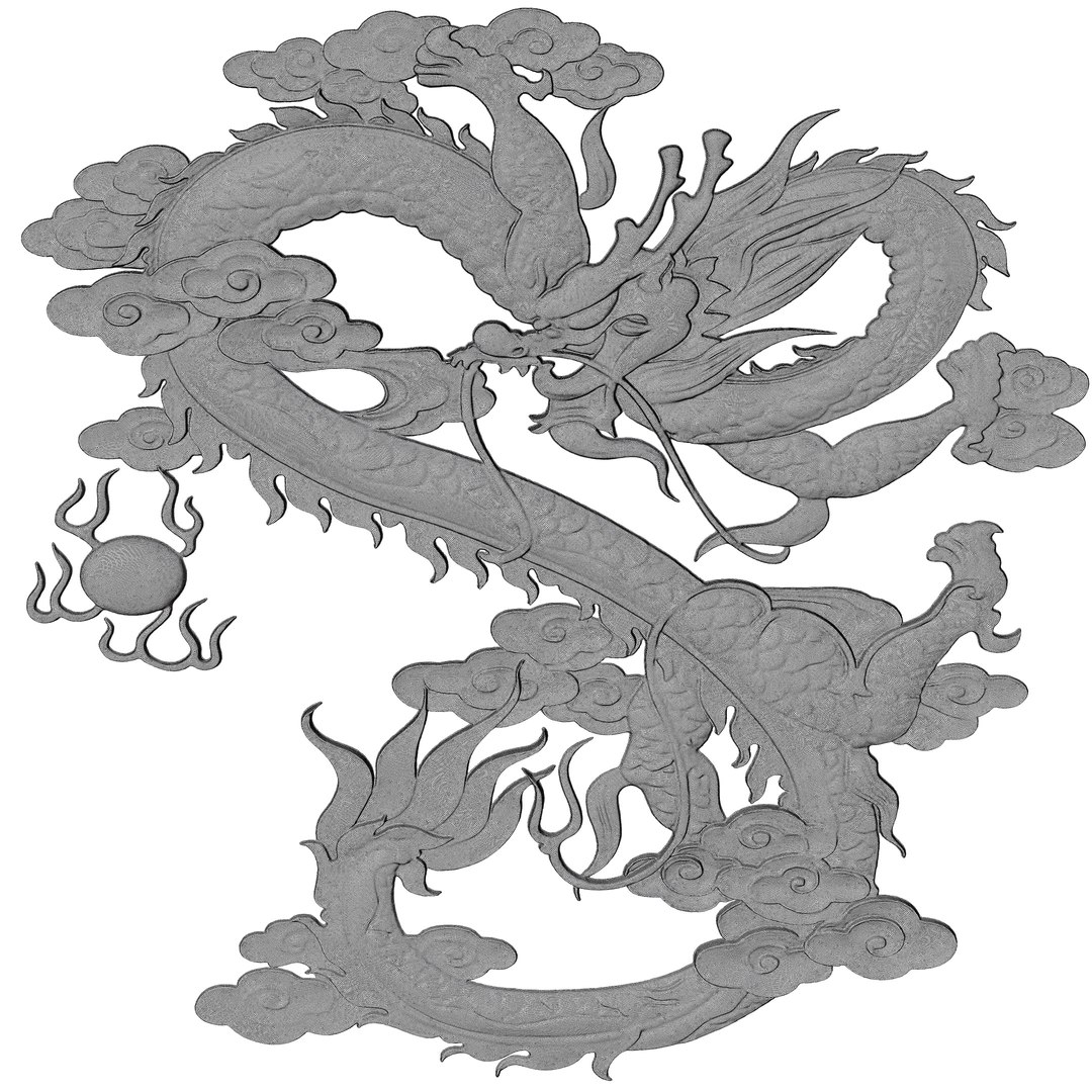 3D Dragon Ornament Vol 052 TurboSquid 2087178