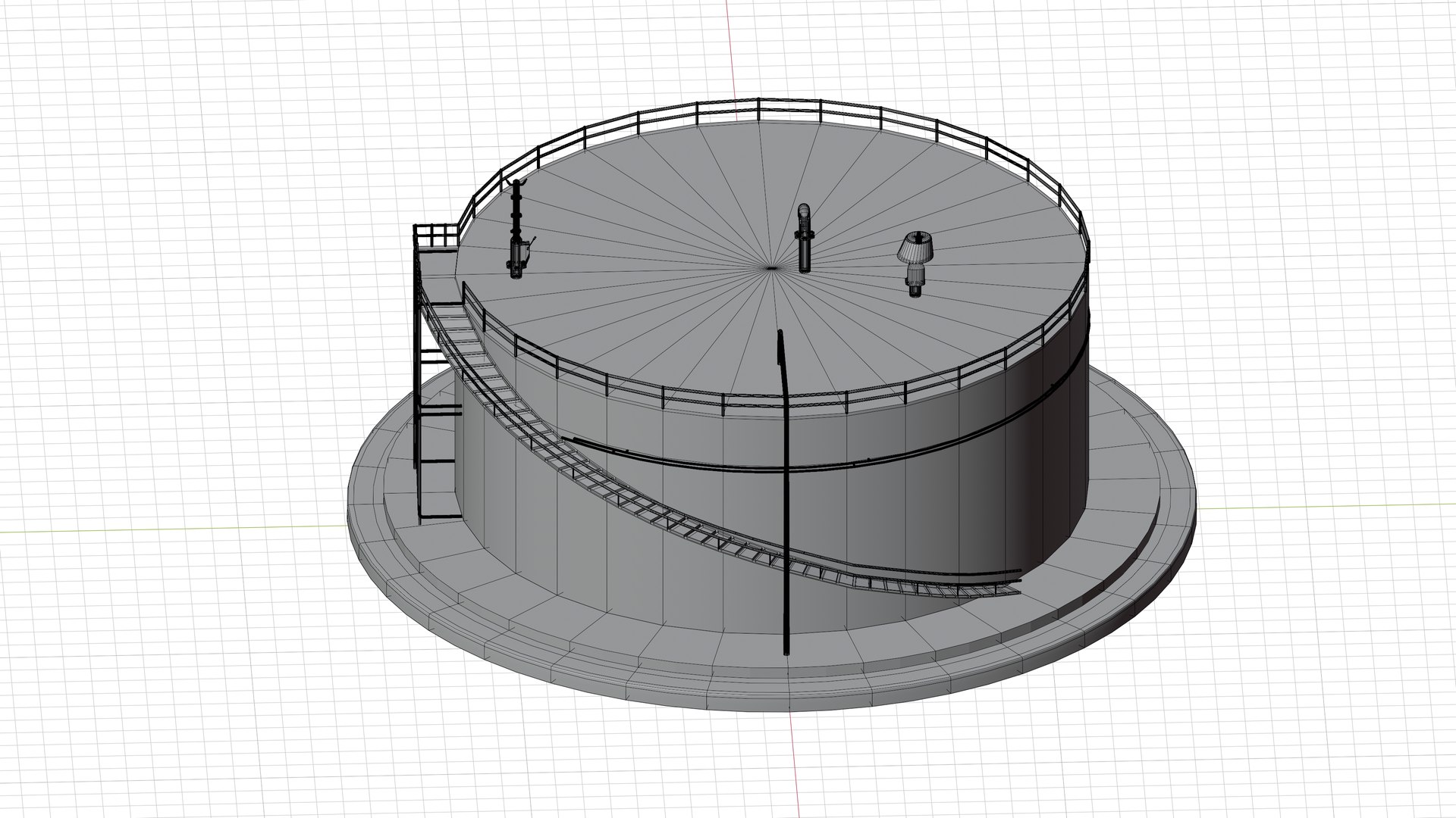 Industrial Storage Tank 3D - TurboSquid 2376215