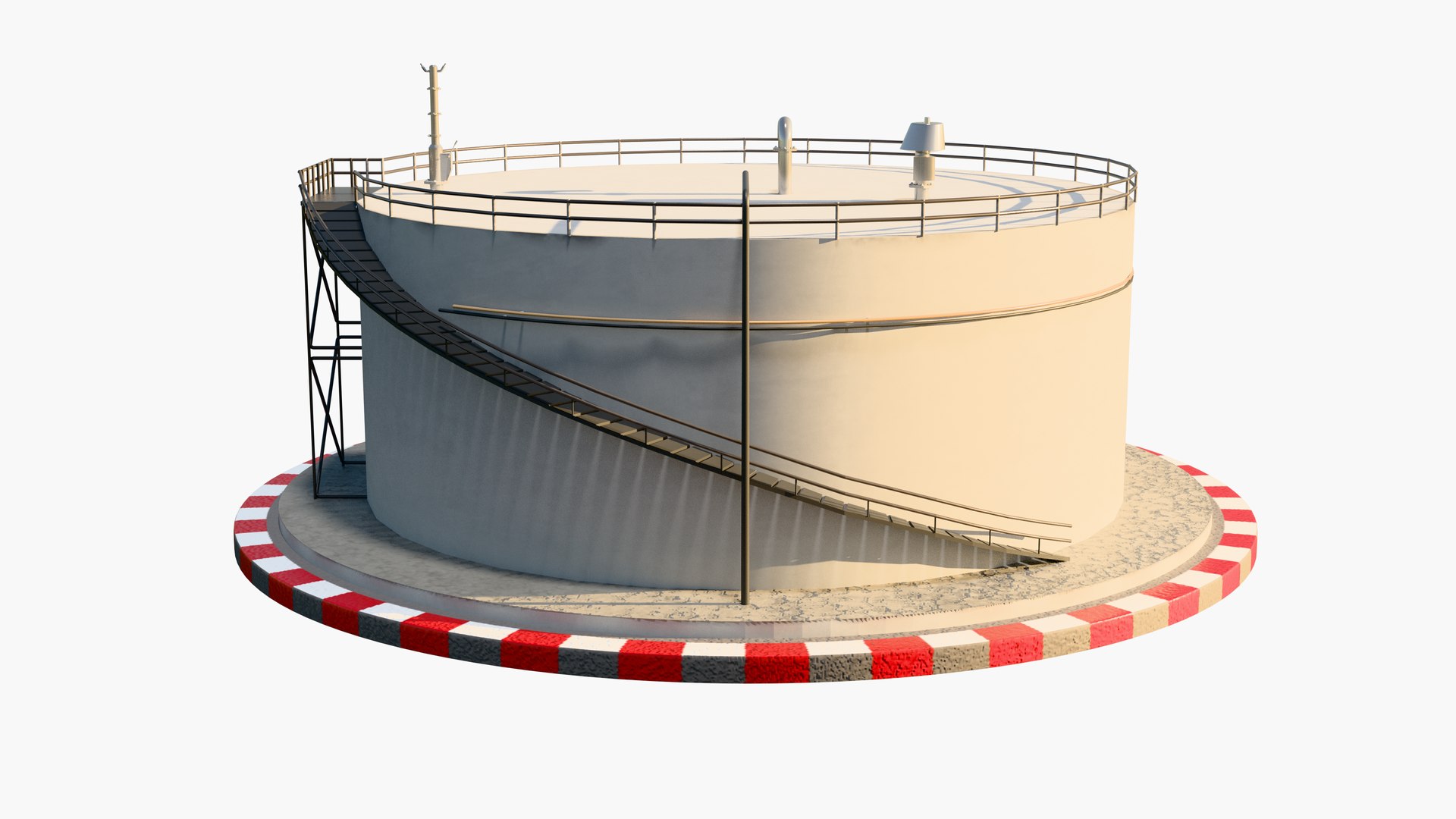 Industrial Storage Tank 3D - TurboSquid 2376215