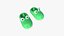 10 Slippers H Alligator Collection - Costume Character Design
