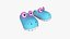 10 Slippers H Alligator Collection - Costume Character Design