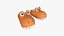 10 Slippers H Alligator Collection - Costume Character Design