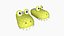 10 Slippers H Alligator Collection - Costume Character Design