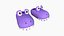 10 Slippers H Alligator Collection - Costume Character Design
