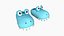10 Slippers H Alligator Collection - Costume Character Design