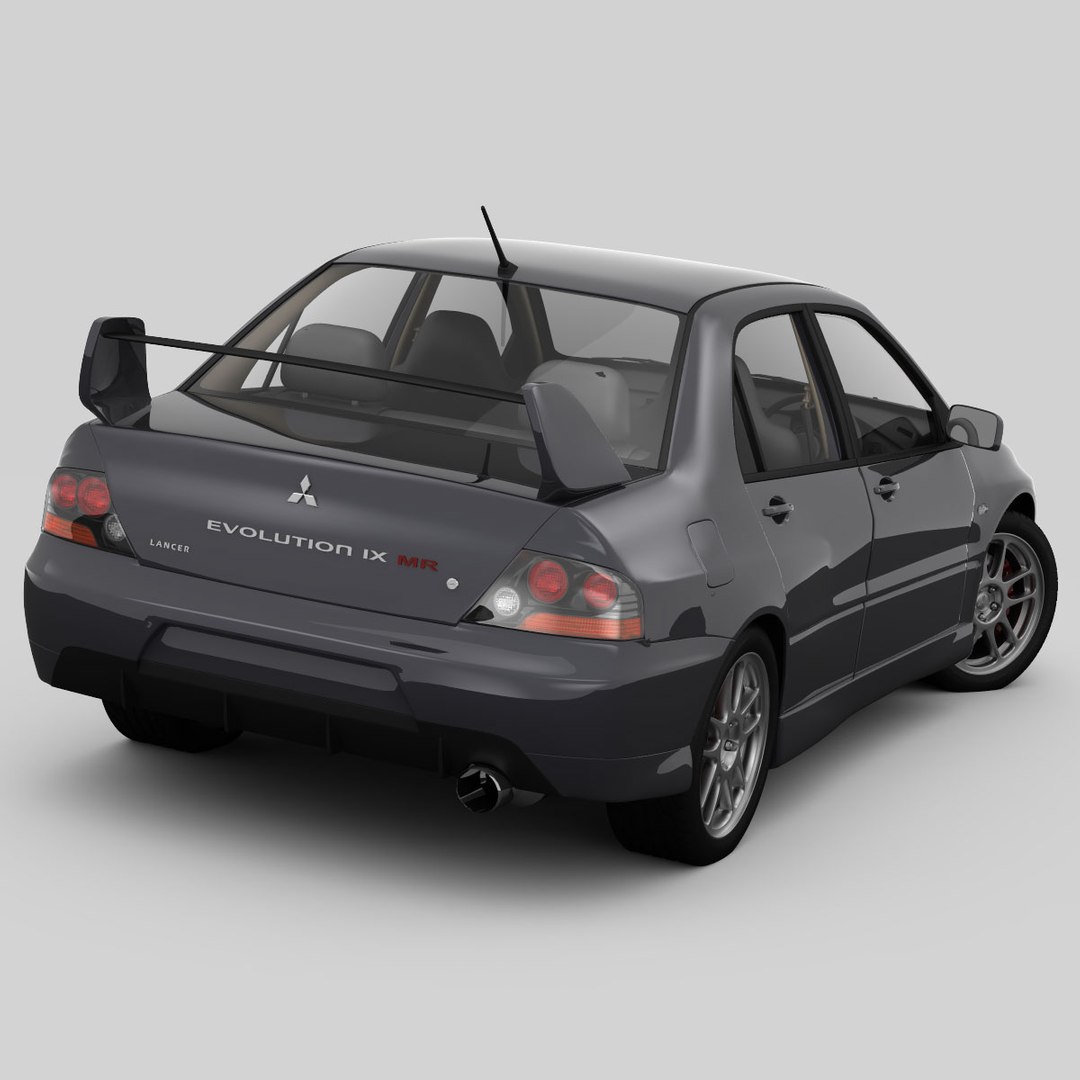 3d 3ds Mitsubishi Lancer Evolution Ix