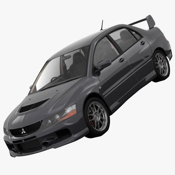3d 3ds mitsubishi lancer evolution ix