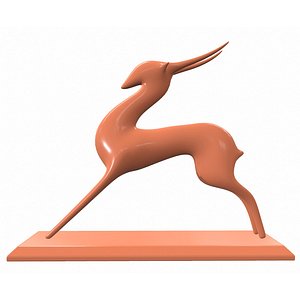 Abstract sculpture M102 3D model