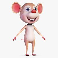 Cartoon Mouse No Rig